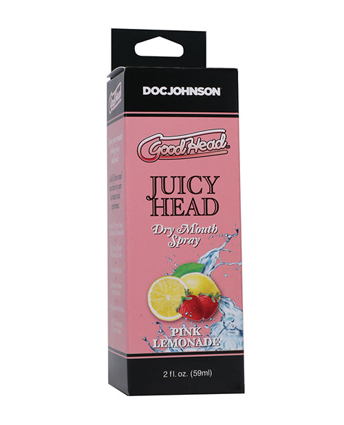 Doc Johnson 1361-20-BX Juicy Head Dry Mouth Spray, Pink Lemonade, 2 oz