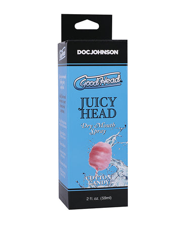 Doc Johnson 1361-21-BX GoodHead Juicy Head Dry Mouth Spray, 2 oz Cotton Candy