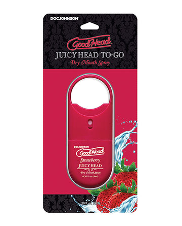 Doc Johnson 1361-25-CD GoodHead Juicy Head Dry Mouth Spray, Strawberry