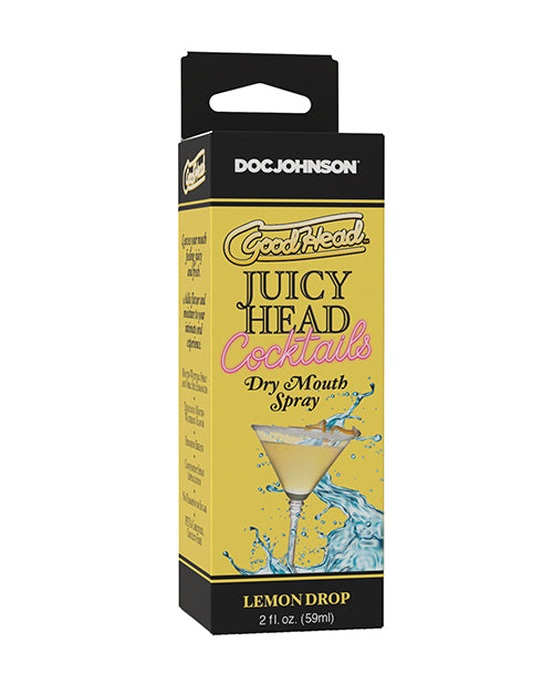 Doc Johnson 1361-55-BX Juicy Head Cocktails Dry Mouth Spray, Lemon Drop