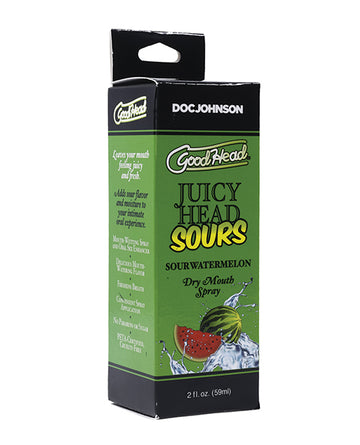 Doc Johnson 1363-00-BX GoodHead Dry Mouth Spray, 2 oz Sour Watermelon
