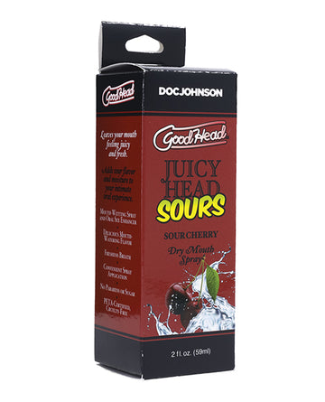 Doc Johnson 1363-03 GoodHead Juicy Head Dry Mouth Spray, Sour Cherry, 2 fl oz