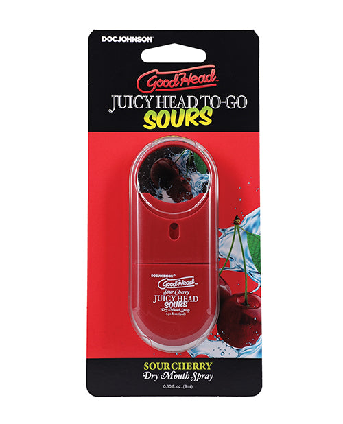 Doc Johnson GoodHead Juicy Head Dry Mouth Spray, Sour Cherry - .30 oz