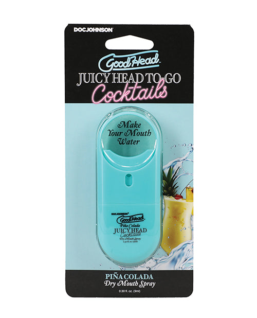 Doc Johnson GoodHead Juicy Head Dry Mouth Spray, Pina Colada, Travel Size