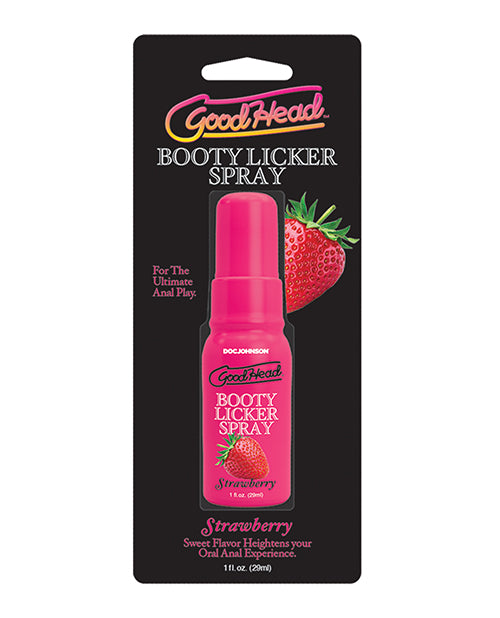 Doc Johnson GoodHead Booty Licker Spray, 1 oz Strawberry Pink