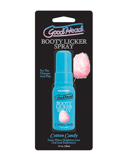 Doc Johnson GoodHead Booty Licker Spray, 1 oz, Cotton Candy - Body Safe Formula