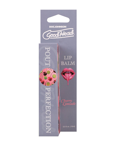 Doc Johnson 1365-02-BX GoodHead Pout Perfection Lip Balm, Cherry Limeade