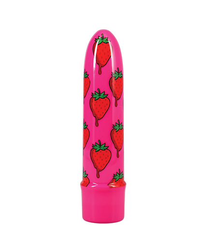 Doc Johnson GoodHead Buzz Buddies Multi-Speed Vibrator, 5 in., Strawberries