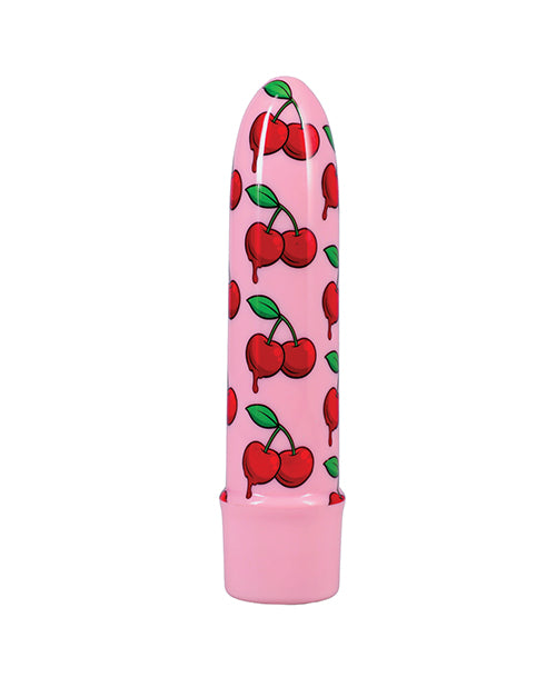 Doc Johnson GoodHead Buzz Buddies Cherries Multi-Speed Vibrator, 5 in.