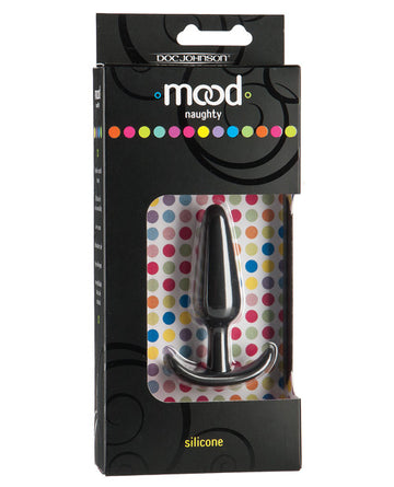 Doc Johnson 1470-01BX Small Butt Plug, Black, Silicone