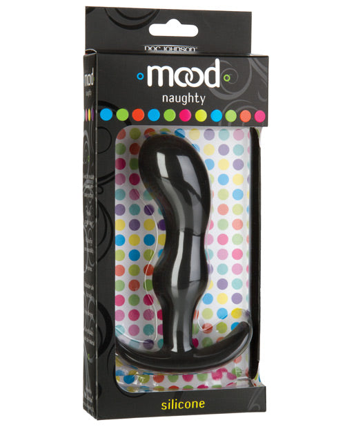 Doc Johnson Mood Naughty 2 Butt Plug, Large – Body-Safe Platinum Silicone