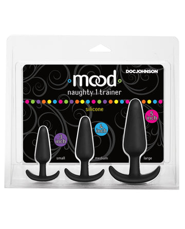 Doc Johnson 1470-50-CD Mood Naughty 1 Anal Trainer Set, 3-5 Inch Silicone