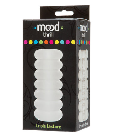 Doc Johnson 1471-14-BX Mood Thrill, TPE Triple-Textured Massager