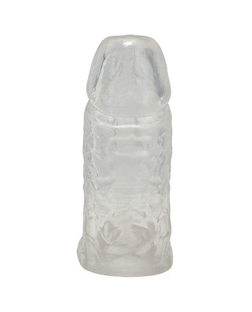 Doc Johnson TitanMen Clear Anatomy Sleeve with Ball Strap, 4.5 in.