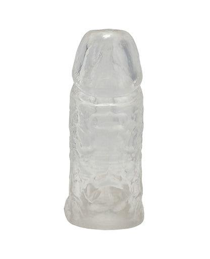 Doc Johnson TitanMen Clear Anatomy Sleeve with Ball Strap, 4.5 in.