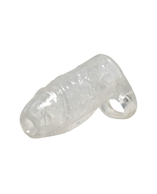 Doc Johnson TitanMen Clear Anatomy Sleeve with Ball Strap, 4.5 in.