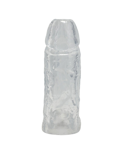 Doc Johnson TitanMen Clear TPE Sleeve with Ball Strap, 6 in.