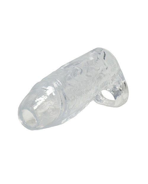 Doc Johnson TitanMen Clear TPE Sleeve with Ball Strap, 6 in.