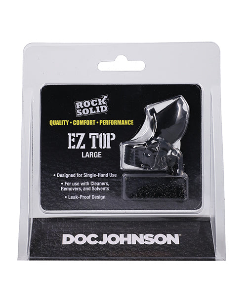 Doc Johnson Rock Solid EZ Top Large Topper, Black