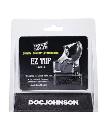 Doc Johnson 3702-03-CD Rock Solid EZ Top Small Topper, Grey, One-Handed