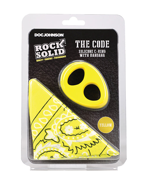 Doc Johnson 3703-04-CD The Code Cock Ring Set, Silicone