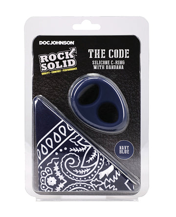 Doc Johnson 3703-06-CD Rock Solid The Code Set, Navy Blue/Black