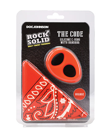 Doc Johnson 3703-07-CD Rock Solid The Code, Cock Ring Set, Silicone