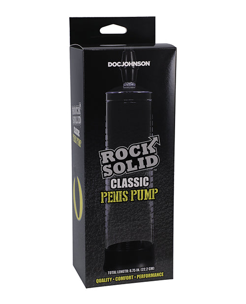Doc Johnson Rock Solid Classic Penis Pump, Phthalate-Free & Body-Safe