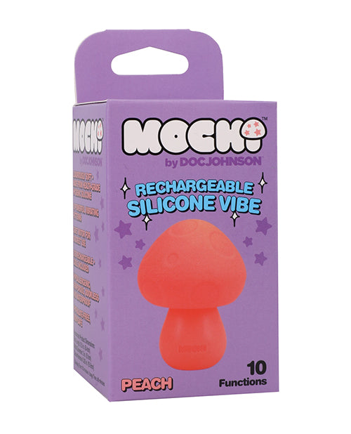 Doc Johnson 4549-01-BX Mochi Mushroom Vibe, Peach, Vibrating