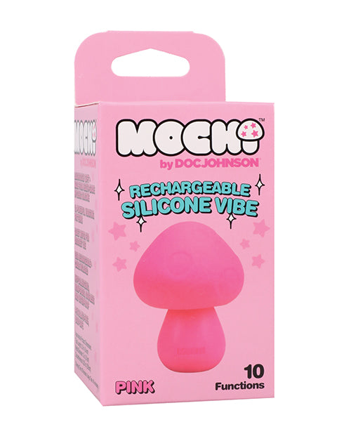 Doc Johnson 4549-02-BX Mochi Mushroom Vibe, Pink, 10 Vibration Functions