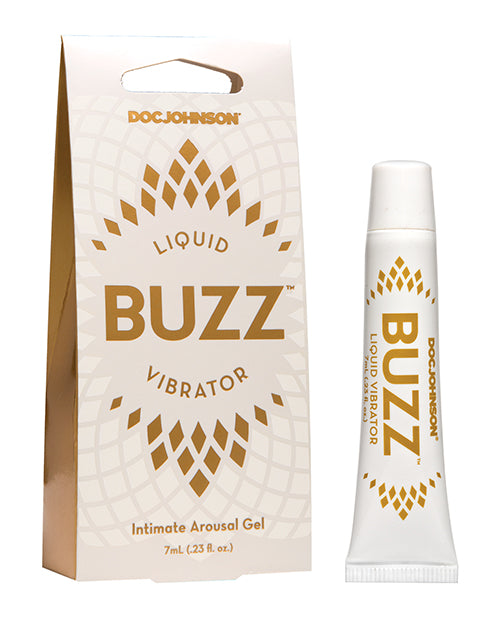 Doc Johnson 4550-01-BX Buzz Liquid Vibrator Arousal Gel, .26 oz