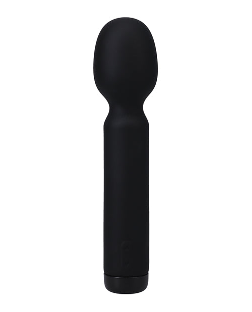 Doc Johnson 5000-01-BG In A Bag Wand Vibe, 10-Function Motor, Black, Silicone