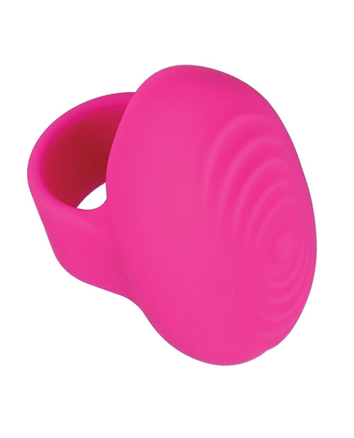 Doc Johnson 5000-07-BG In A Bag Finger Vibe, Pink Silicone Vibrator