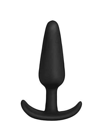 Doc Johnson 5003-03-BG In A Bag 4 Inch Butt Plug, Black Silicone