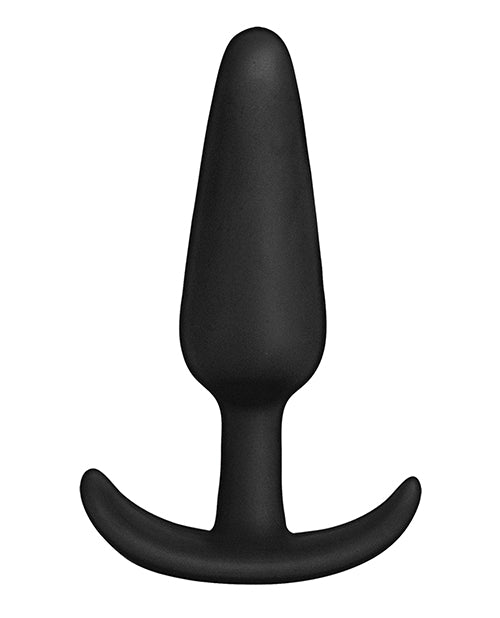 Doc Johnson 5003-04-BG 5-Inch Silicone Butt Plug, Black