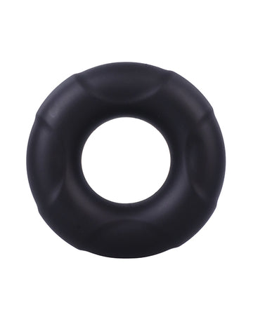 Doc Johnson 5004-02-BG Silicone Cock Ring, Black, Ultra-Stretchable
