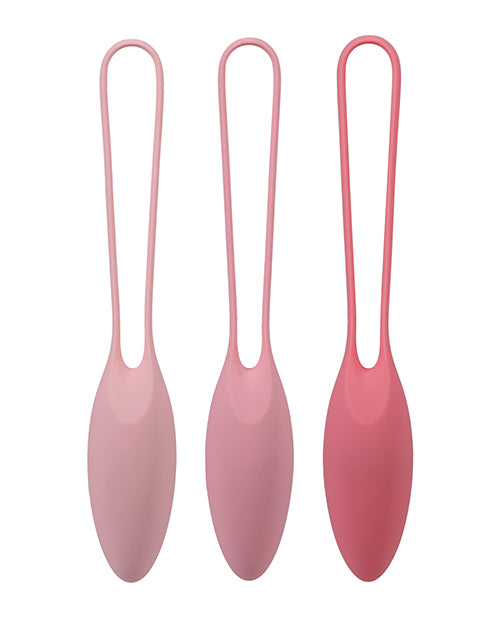 Doc Johnson 5006-25-BG Kegel Trainer, Pink, 3 Weighted Balls