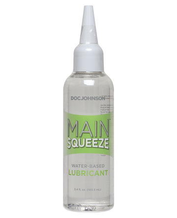 Doc Johnson 5205-01-BU Main Squeeze Water-Based Lube, 3.4 oz