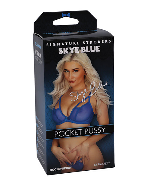 Doc Johnson 5510-40-BX Signature Strokers ULTRASKYN Pocket Pussy, Skye Blue