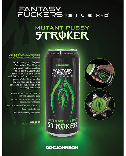 Doc Johnson Mutant Adult Toy, Green TPE, MPN 5800-26-BU