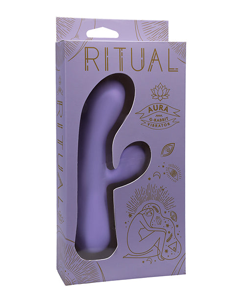 Doc Johnson 7000-05-BX RITUAL Aura Rechargeable Rabbit Vibe, Lilac