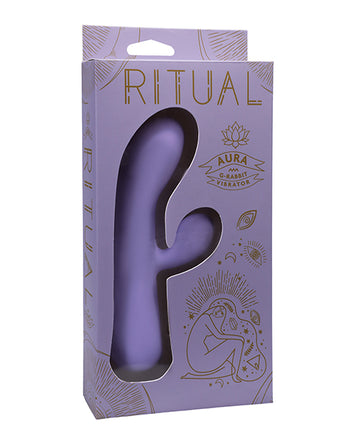 Doc Johnson 7000-05-BX RITUAL Aura Rechargeable Rabbit Vibe, Lilac