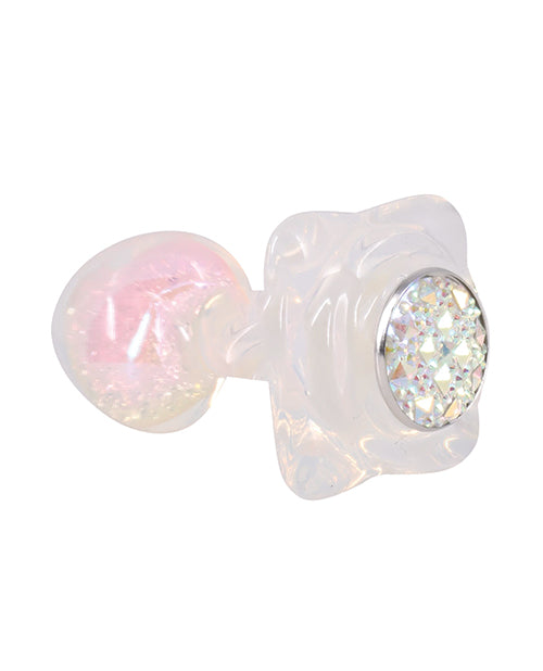 Doc Johnson Bling Jeweled Silicone Plug Set, Small, Clear