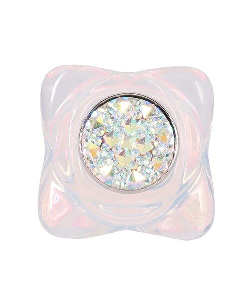 Doc Johnson Bling Jeweled Silicone Plug Set, Small, Clear
