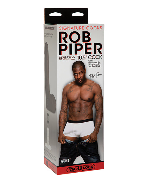 Doc Johnson 8060-01-BX Rob Piper Cock w/Balls & Suction Cup, 10.5 inch TPE