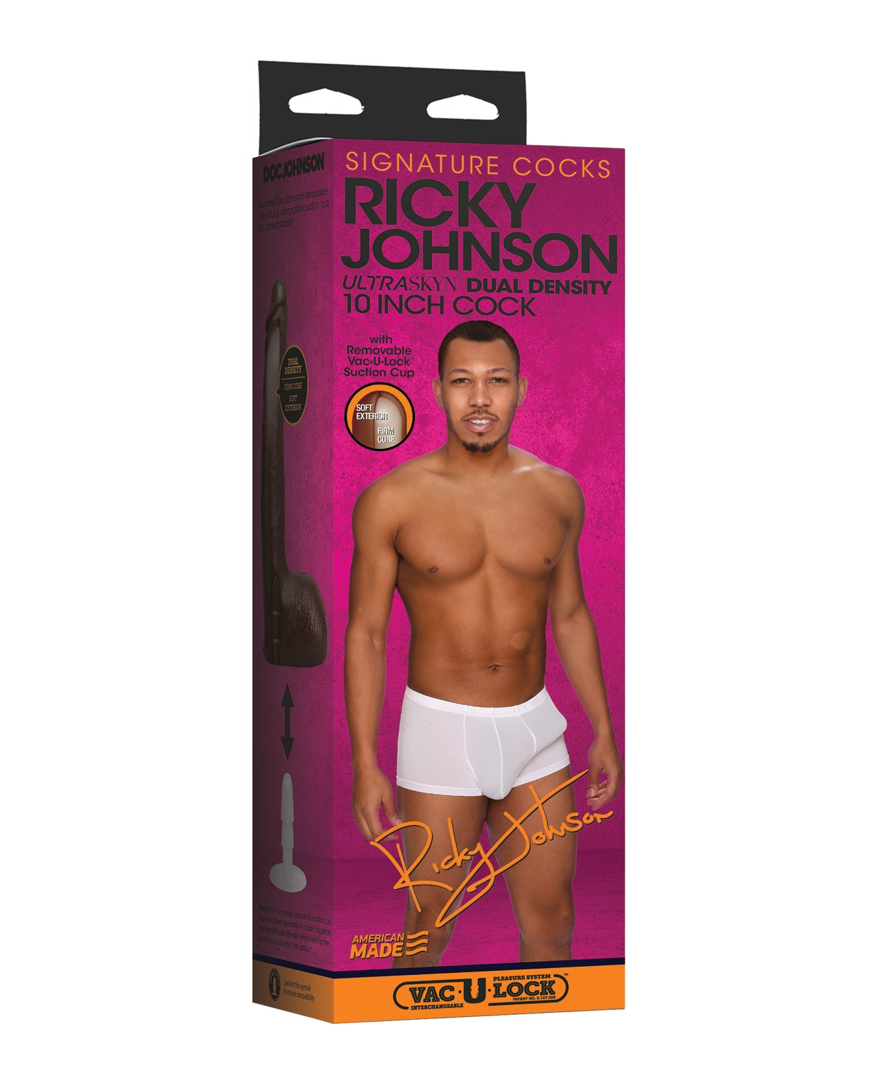 Doc Johnson 8160-21-BX Signature Cock Replica, 10" ULTRASKYN w/Suction Cup