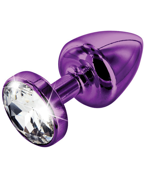 Diogol Anni Round Crystal Costume Accessory, 35 mm, Purple