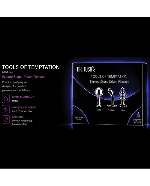 Dr. Tush’s Tools of Temptation Medium Metal Accessory Set