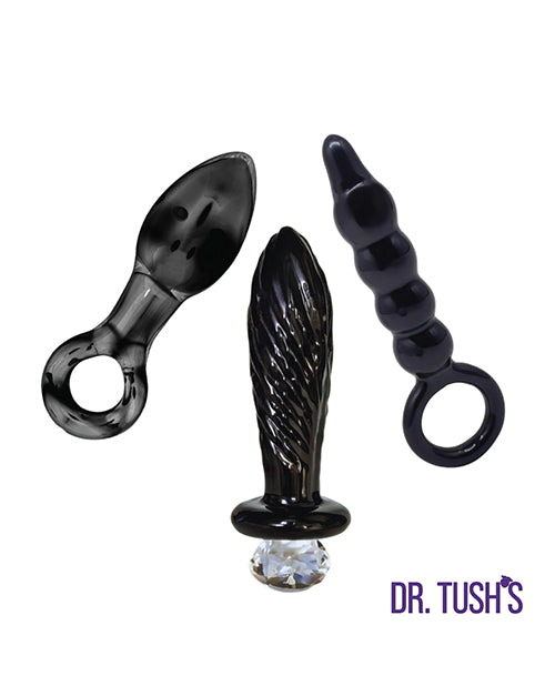 Dr. Tush’s Dark Curiosity Glass Plug Set
