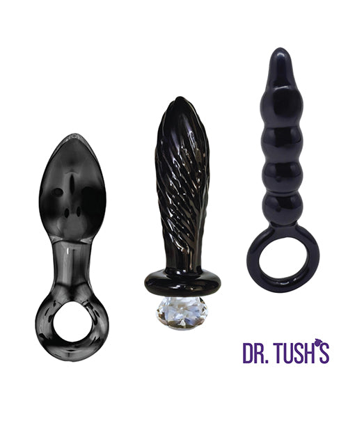 Dr. Tush’s Dark Curiosity Glass Plug Set